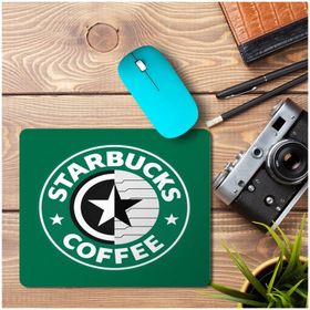 Art Hediye Starbucks Stucky Logo Parody Baskılı 23x19 cm Mouse Pad