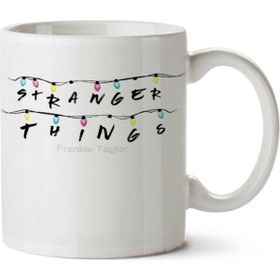 Art Hediye Stranger Things Garip Yazı İki Tarafı Baskılı Kupa Bardak