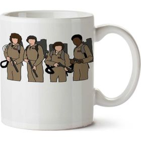 Art Hediye Stranger Things Hayalet Avcıları İki Tarafı Baskılı Kupa Bardak