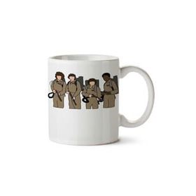 Art Hediye Stranger Things Hayalet Avcıları İki Tarafı Baskılı Kupa Bardak
