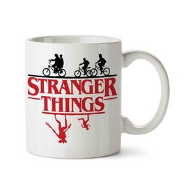 Art Hediye Stranger Things Mundo Invertido Baskılı Kupa Bardak