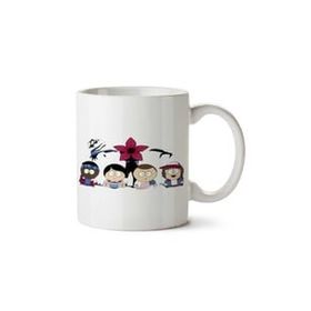 Art Hediye Stranger Things Ters İsimler İki Tarafı Baskılı Kupa Bardak