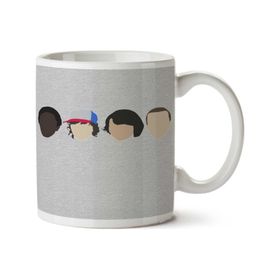 Art Hediye Stranger Things Yüzler İki Tarafı Baskılı Kupa Bardak