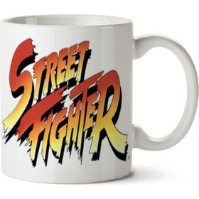 Art Hediye Street Fighter Efsane Logo İki Tarafı Baskılı Kupa Bardak