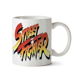 Art Hediye Street Fighter Efsane Logo İki Tarafı Baskılı Kupa Bardak