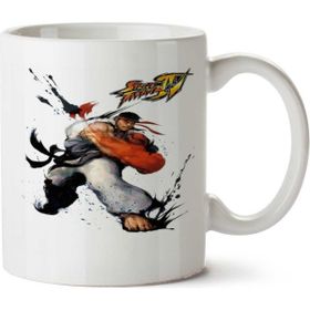 Art Hediye Street Fighter Ryu İki Tarafı Baskılı Kupa Bardak