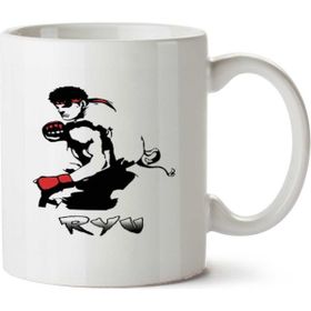 Art Hediye Street Fighter Ryu İki Tarafı Baskılı Kupa Bardak