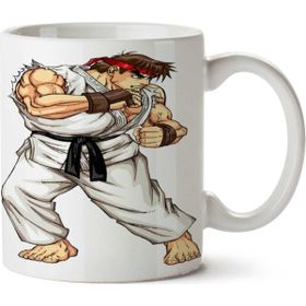 Art Hediye Street Fighter Warrior İki Tarafı Baskılı Kupa Bardak