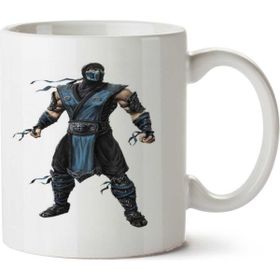 Art Hediye Sub Zero Kombat İki Tarafı Baskılı Kupa Bardak