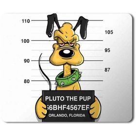 Art Hediye Suçlu Pluto Baskılı 23x19 cm Mouse Pad