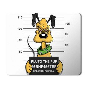 Art Hediye Suçlu Pluto Baskılı 23x19 cm Mouse Pad