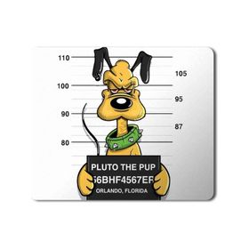 Art Hediye Suçlu Pluto Baskılı 23x19 cm Mouse Pad
