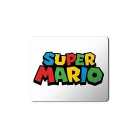Art Hediye Super Mario Logo Baskılı 23x19 cm Mouse Pad