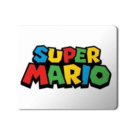 Art Hediye Super Mario Logo Baskılı 23x19 cm Mouse Pad