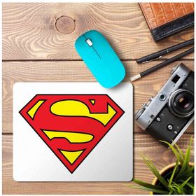 Art Hediye Süpermen Logo Baskılı 23x19 cm Mouse Pad
