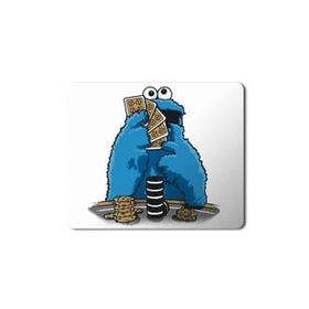 Art Hediye Susam Sokağı Kurabiye Canavarı Poker Baskılı 23x19 cm Mouse Pad