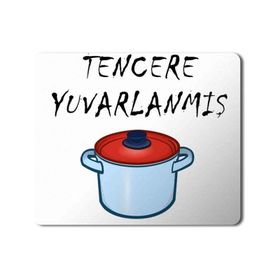 Art Hediye Tencere Yuvarlanmış Kapağını Bulmuş Baskılı 23x19 cm Mouse Pad