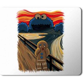 Art Hediye The Cookie Muncher Kurabiye Canavarı Baskılı 23x19 cm Mouse Pad