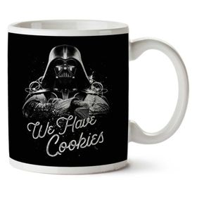 Art Hediye The Dark Side Has Cookies Darth Vader Star Wars İki Tarafı Baskılı Kupa Bardak