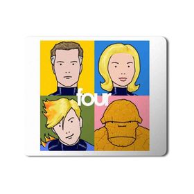 Art Hediye The Fantastic Four on the Best of Blur Baskılı 23x19 cm Mouse Pad