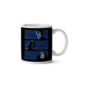 Art Hediye The Good The Dad And The Ugly Star Wars İki Tarafı Baskılı Kupa Bardak