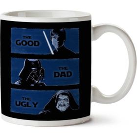 Art Hediye The Good The Dad And The Ugly Star Wars İki Tarafı Baskılı Kupa Bardak