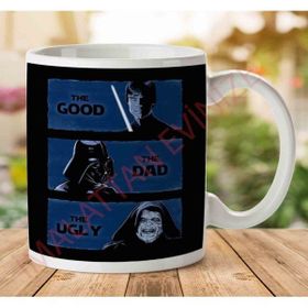 Art Hediye The Good The Dad And The Ugly Star Wars İki Tarafı Baskılı Kupa Bardak