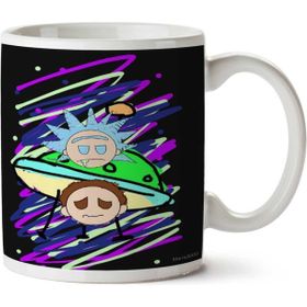 Art Hediye The Iconic Duo Of The Galaxy Iki Tarafı Baskılı Kupa Bardak