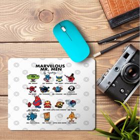 Art Hediye The Marvelous Mr Men 2 Baskılı 23x19 cm Mouse Pad