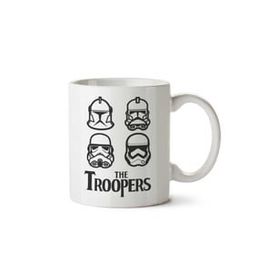 Art Hediye The Troopers Beatles Star Wars İki Tarafı Baskılı Kupa Bardak
