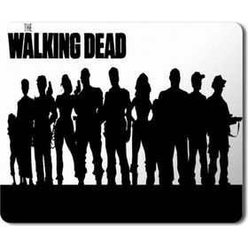 Art Hediye The Walking Dead Rick Grimes Merle Baskılı 23x19 cm Mouse Pad