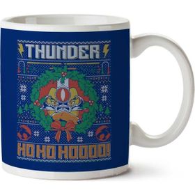Art Hediye Thundercats Ho Ho Hoooo Christmas Knit Pattern Baskılı Kupa Bardak
