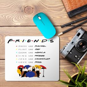 Art Hediye To Be Like Friends 2 Baskılı 23x19 cm Mouse Pad