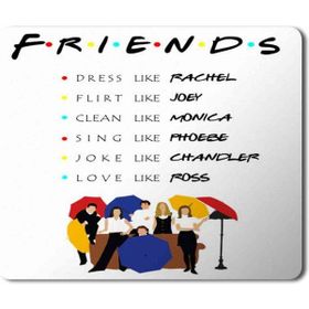 Art Hediye To Be Like Friends Baskılı 23x19 cm Mouse Pad