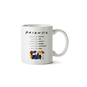 Art Hediye To Be Like Friends iki Tarafı Baskılı Kupa Bardak