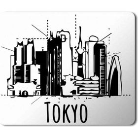 Art Hediye Tokyo City Skyline Cool Japan Souvenir Baskılı 23x19 cm Mouse Pad