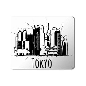 Art Hediye Tokyo City Skyline Cool Japan Souvenir Baskılı 23x19 cm Mouse Pad