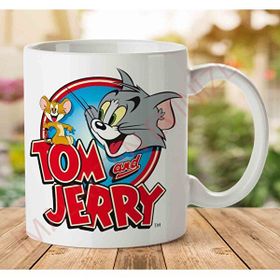 Art Hediye Tom And Jerry Baskılı Kupa Bardak