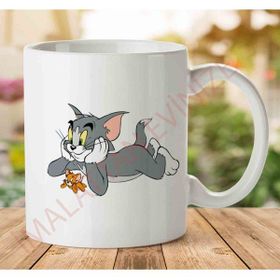Art Hediye Tom-And-Jerry-Png-Clipart Iki Tarafı Baskılı Kupa Bardak