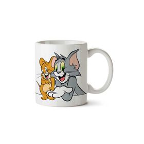 Art Hediye Tom And Jerry Sevimli iki Tarafı Baskılı Kupa Bardak