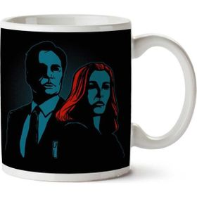 Art Hediye Truth Seekers Mulder And Skully x Files Iki Tarafı Baskılı Kupa Bardak