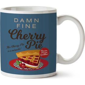 Art Hediye Twin Peaks Damn Fine Cherry Pie Baskılı Kupa Bardak