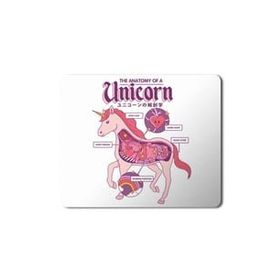 Art Hediye Unicorn Anatomy 2 Baskılı 23x19 cm Mouse Pad