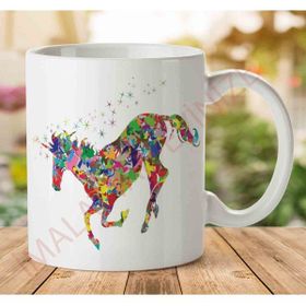 Art Hediye Unicorn At Baskılı Kupa Bardak