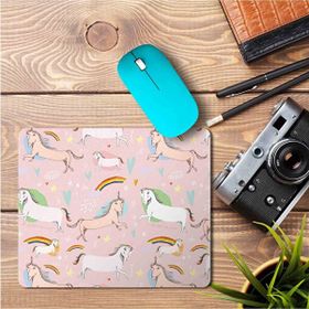 Art Hediye Unicorn Baskılı 23x19 cm Mouse Pad