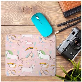 Art Hediye Unicorn Baskılı 23x19 cm Mouse Pad