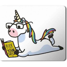 Art Hediye Unicorn Believe in Your Self Baskılı 23x19 cm Mouse Pad