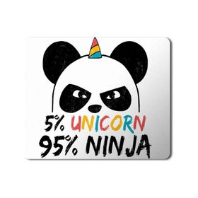 Art Hediye Unicorn Ninja Baskılı 23x19 cm Mouse Pad