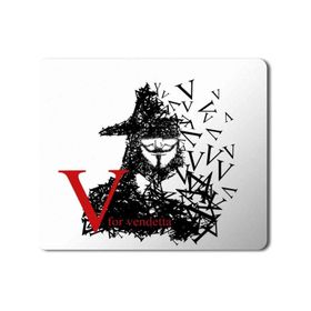 Art Hediye V for Vandetta 2 Baskılı 23x19 cm Mouse Pad