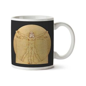 Art Hediye Vitruvian Stormtrooper Man Star Wars Da Vinci İki Tarafı Baskılı Kupa Bardak